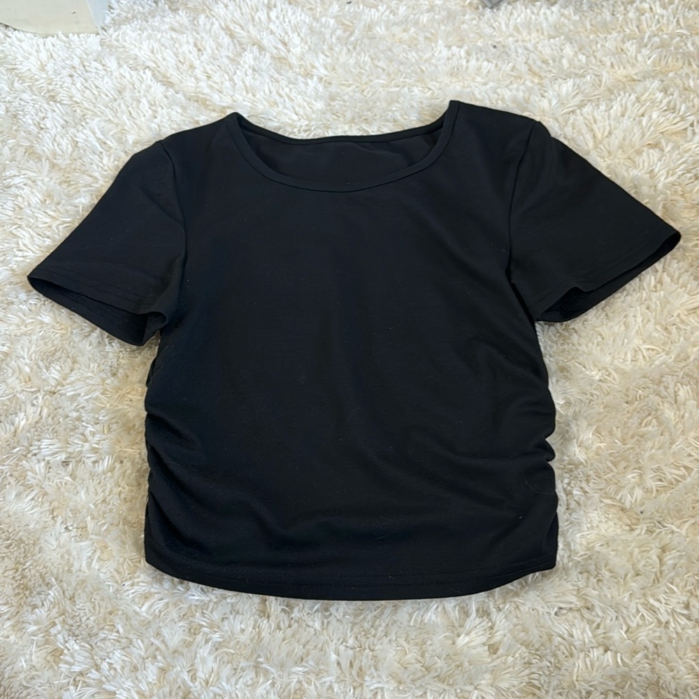 Black Crop Top